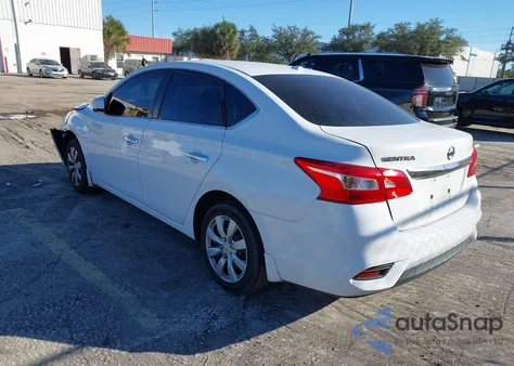 2016 Nissan Sentra Sv из США, поврежденный, VIN 3N1AB7APXGL681206